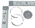 Genuine Sterling Silver Navajo Post Hoop Earrings AX128191